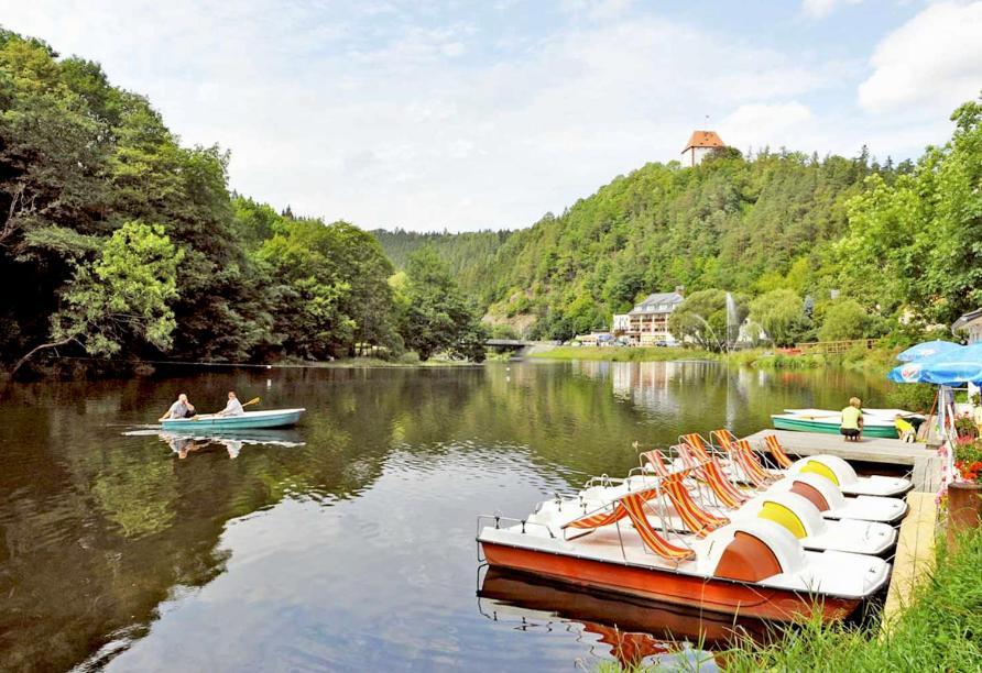 Hotel Am Schlossberg Цигенрюк Екстер'єр фото